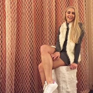 Turtleneck sweater dress